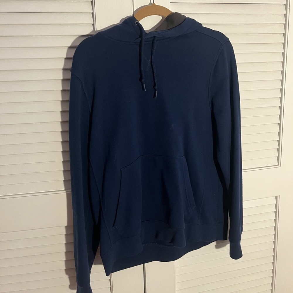 Blue hoodie